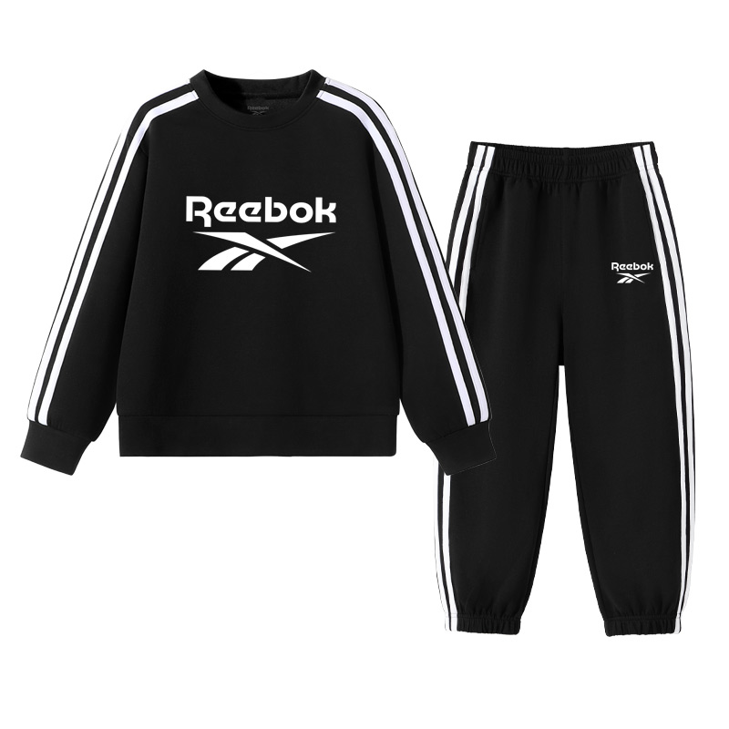 

Детская повседневная спортивная одежда Reebok, черно-белый