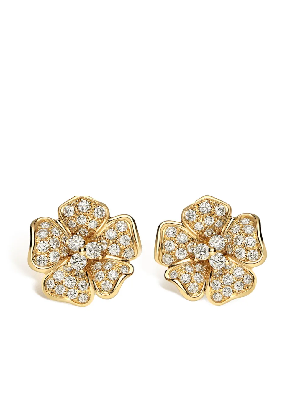 

Серьги Flora из желтого золота с бриллиантами LEO PIZZO, золотой