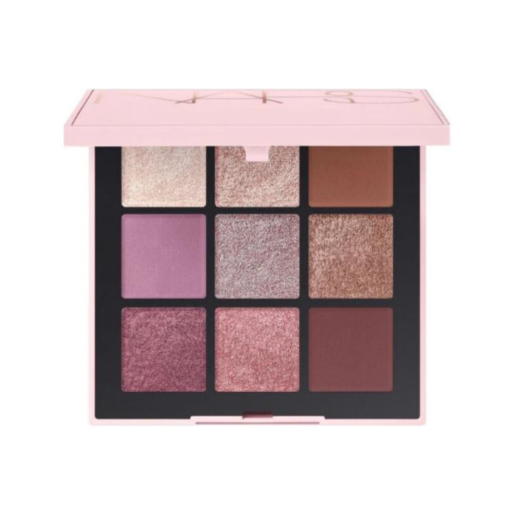 NARS Палитра теней для век Purple Enchantment Golden Charm Limited Edition Pink Box, девять цветов, легко растушевывается, 15,3 г — фото 2