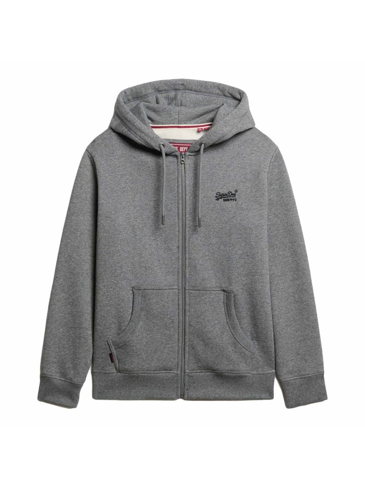 

Толстовка Superdry Sweatjacke, цвет Grau (Volcanic Black Grit)