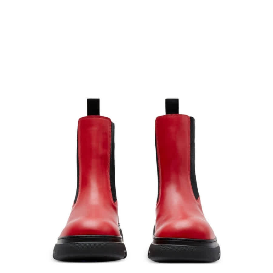 Кожаные ботинки Burberry Creeper Chelsea, размер бренда 36 (американский размер 6), Pillar — фото 2