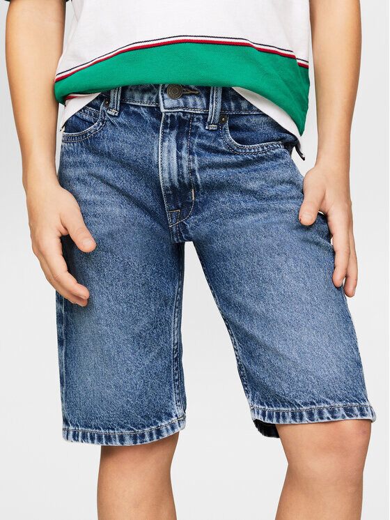 

Джинсовые шорты стандартного кроя Tommy Hilfiger, синий