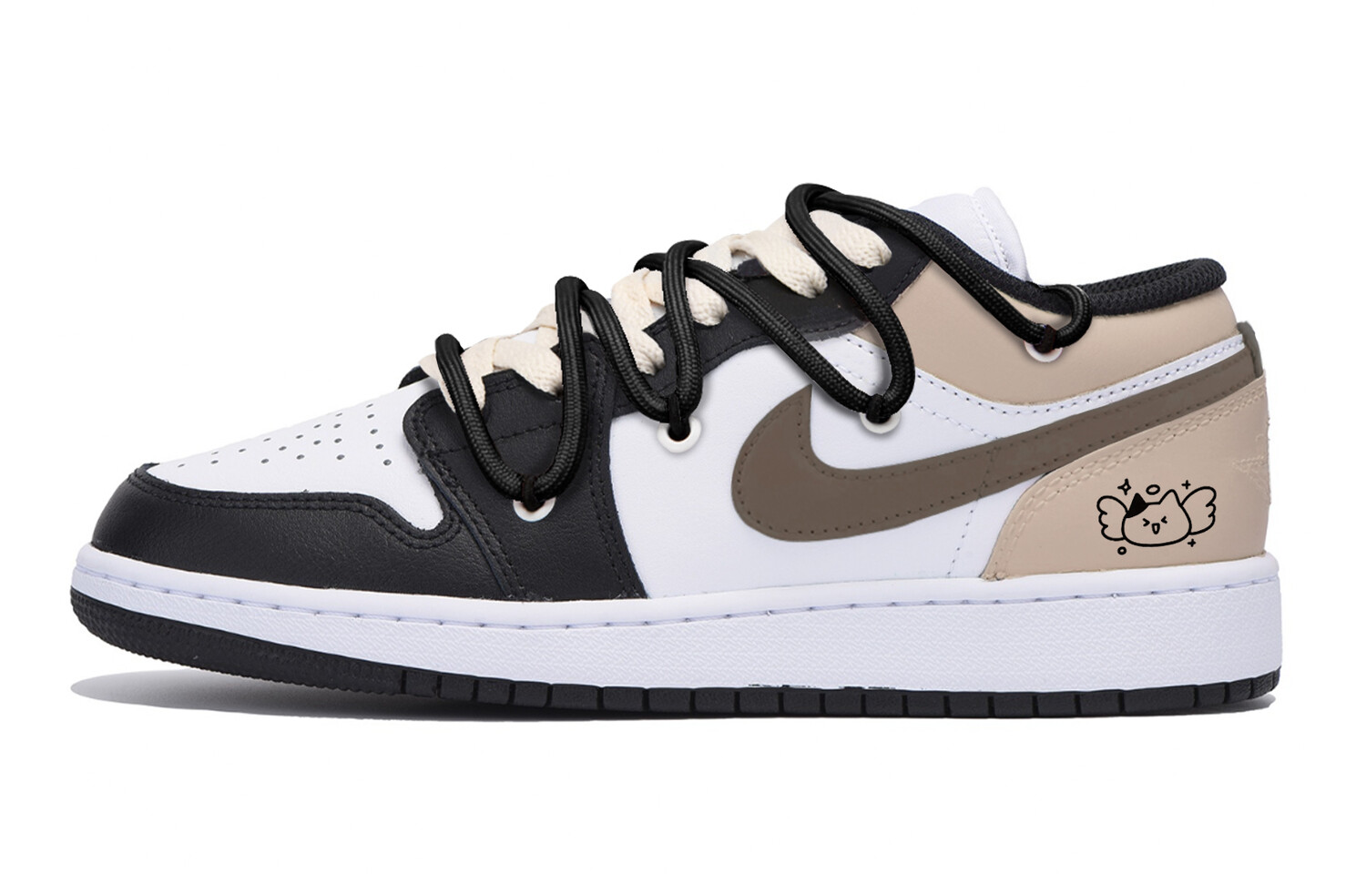 

Кроссовки Air Jordan 1 Kids' Basketball Shoes Grade School, черный