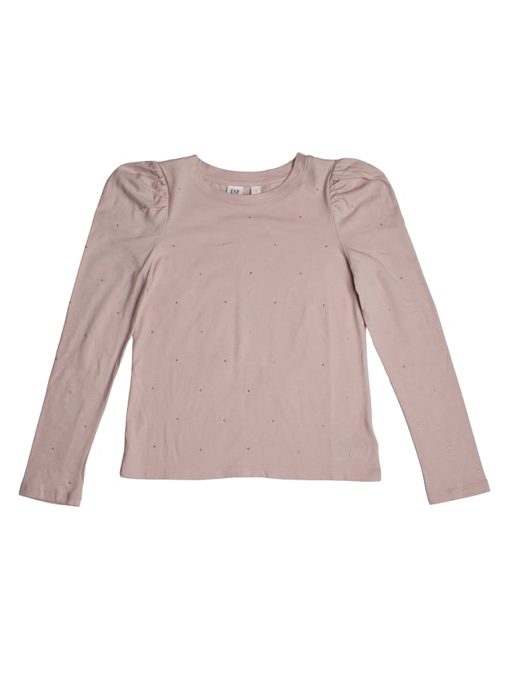 

GAP Футболка с длинными рукавами розового цвета