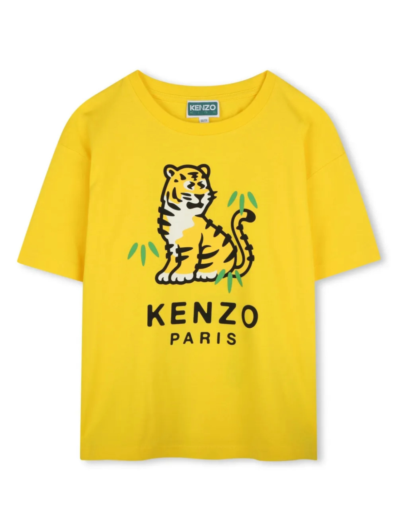 

Kenzo Kids футболка с логотипом, желтый