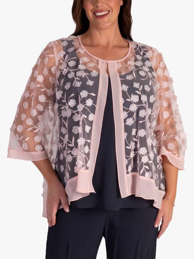 

Вышитая ромашками сетчатая куртка chesca, Blossom