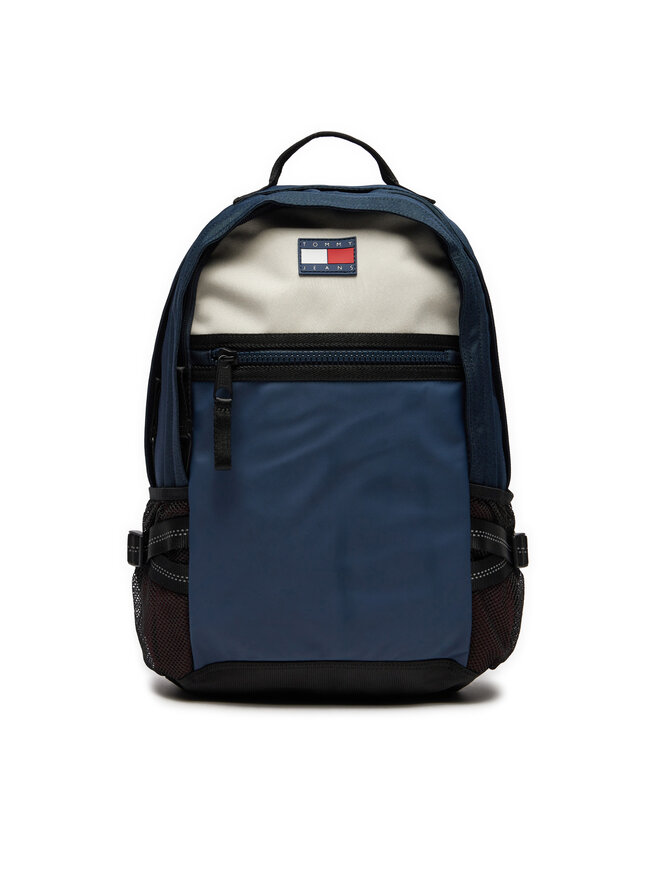 

Рюкзак Tommy Jeans color block con logo engomado de hombre AM0AM12611, темно-синий