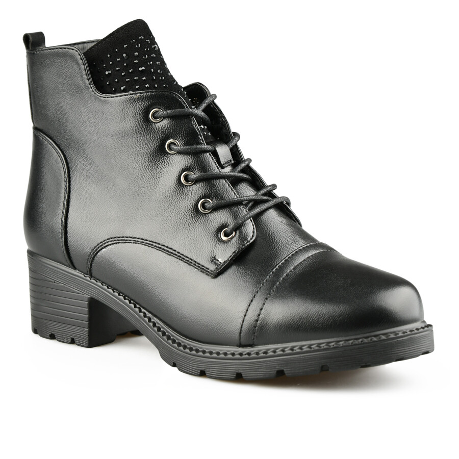 

Женские повседневные ботинки черные Tendenz, Черный, Женские повседневные ботинки черные Tendenz