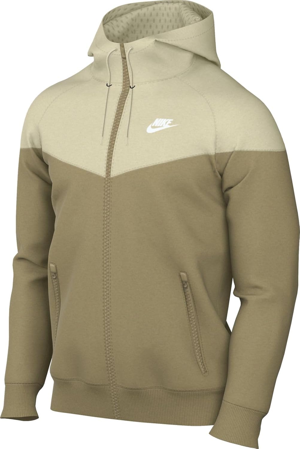 

Мужская спортивная куртка Nike Windrunner с капюшоном, Parachute Beige/Light Khaki/White