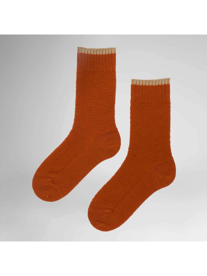 

Носки-пузыри, блестящие, цвета жженого оранжевого Hudson