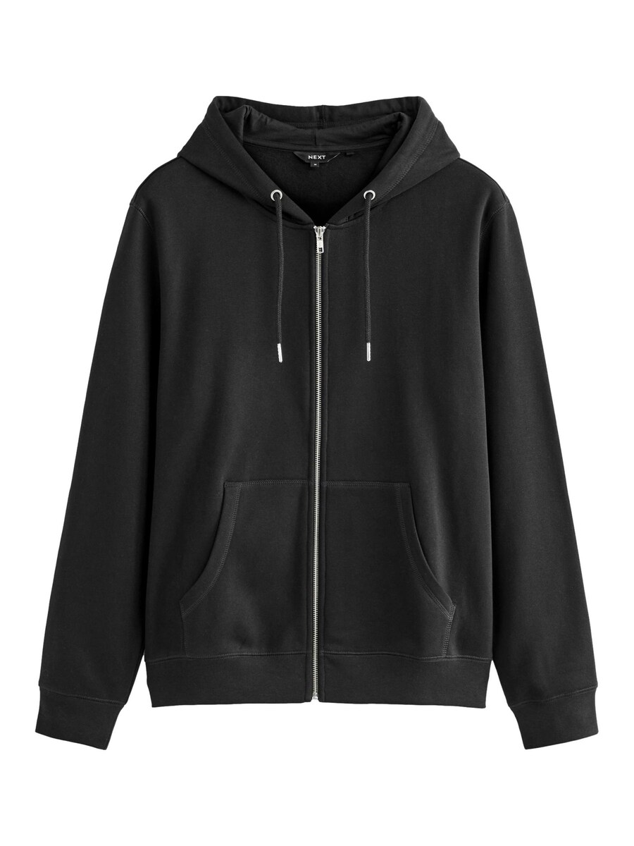 

Толстовка с капюшоном на молнии Next Zip-Up Hoodie, черный