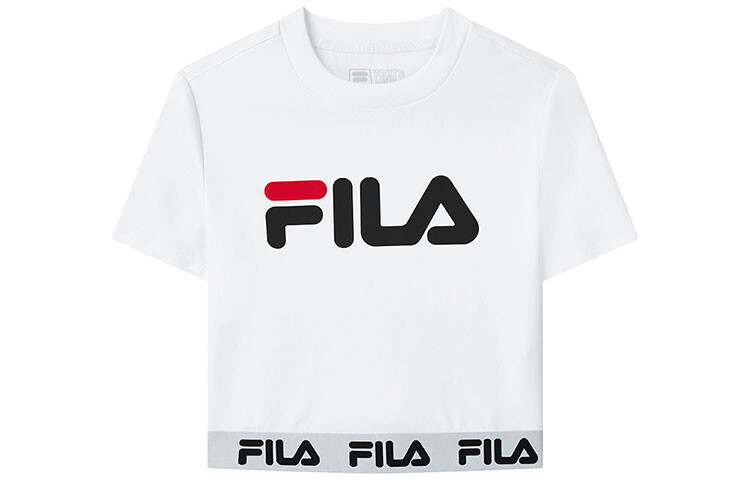 

Укороченный топ женский белый Fila