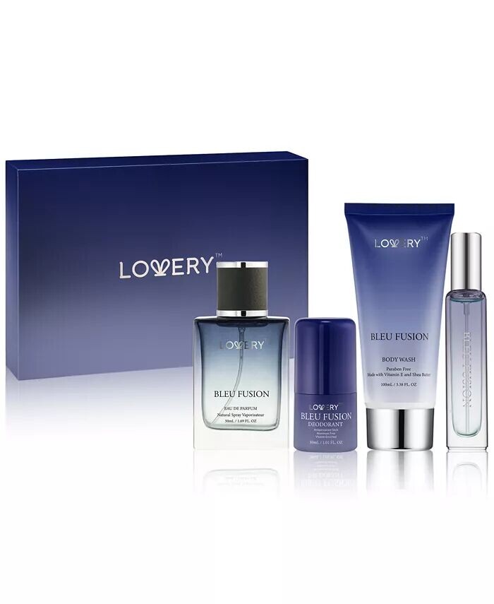

Мужские 4 шт. Подарочный набор парфюмированной воды Bleu Fusion Lovery
