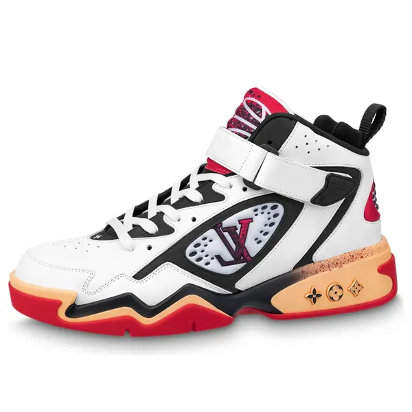 

Кроссовки trainer 2 sneakers 'white red' Louis Vuitton, белый