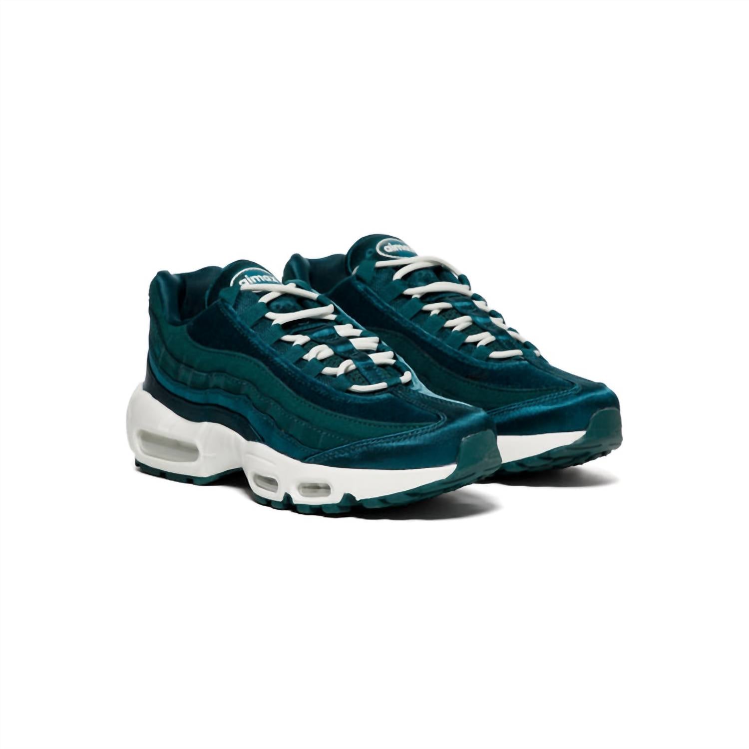 Женские кроссовки Air Max 95 в темно-зеленом цвете Nike — фото 4