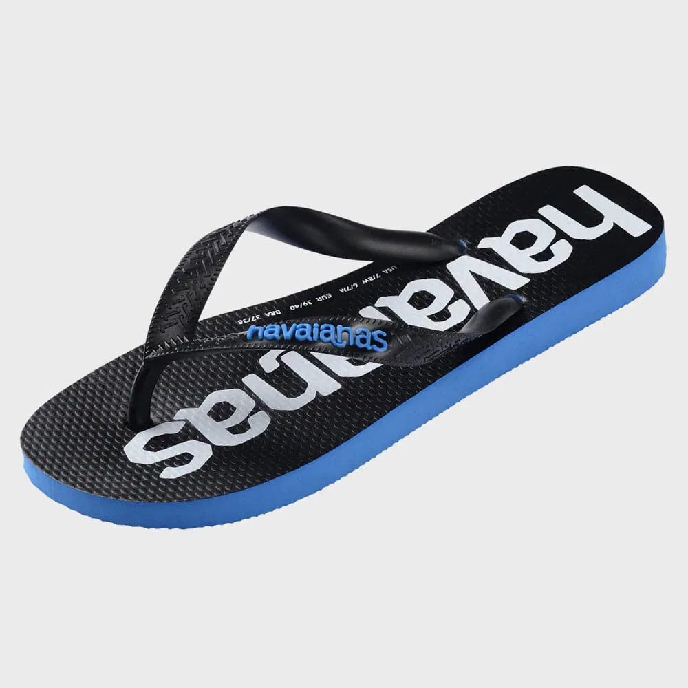 Мужские синие шлёпанцы Top Logo Mania 2 от Havaianas