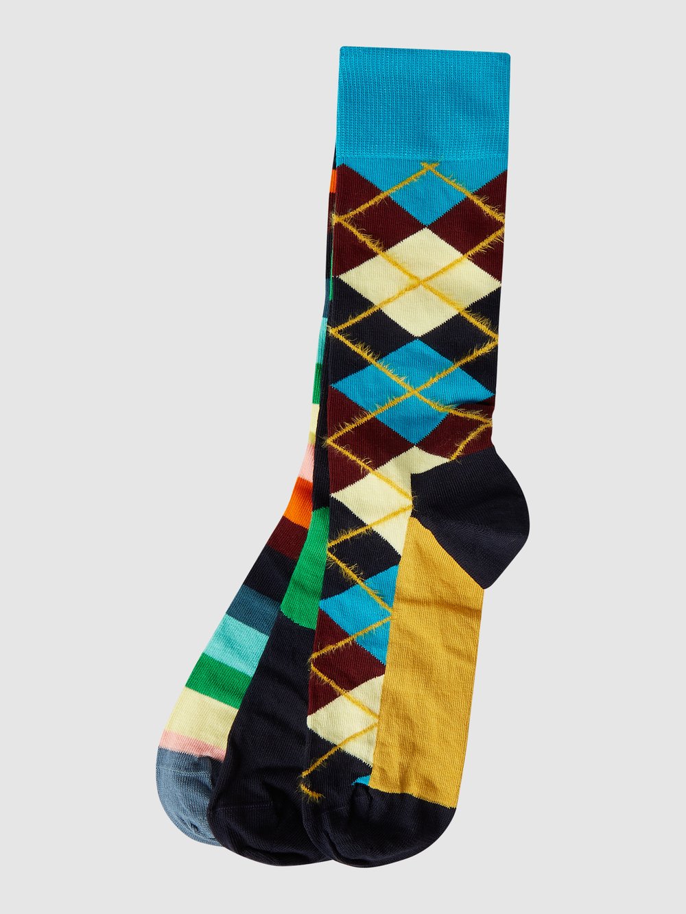 

Носки с узором по всей поверхности в упаковке по 3 шт Happy Socks, темно-синий