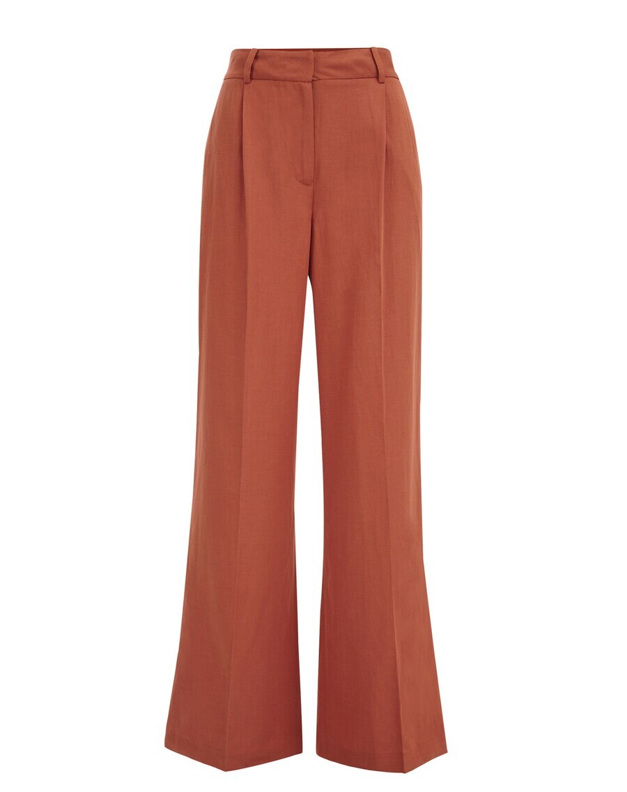 

Брюки WE Fashion Regular Pleat-Front Pants, коричневый