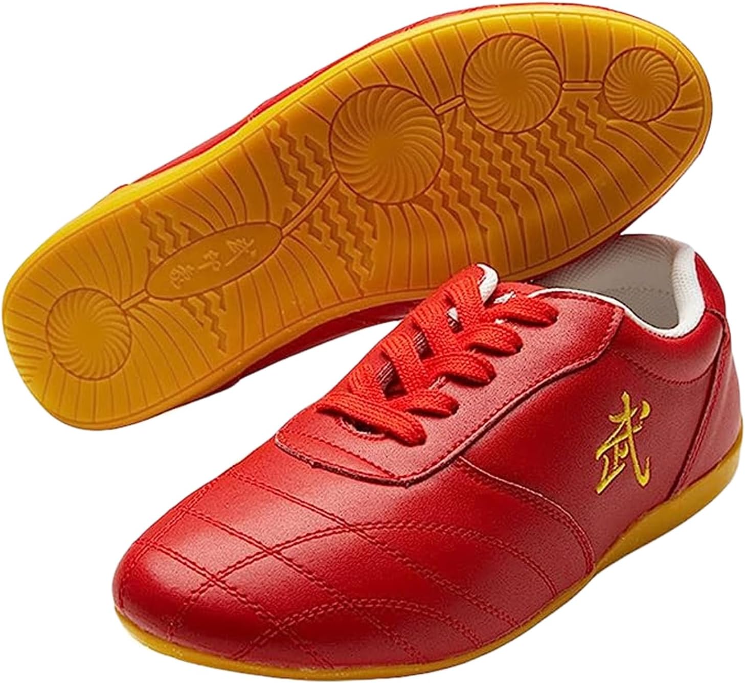 

Кожаные туфли для кунг-фу и тайцзи для женщин и мужчин, китайские тренировочные туфли Ушу, каратэ, тхэквондо, кроссовки для бокса и тайцзи кунг-фу (Размер: 39EU, Цвет: черный) Generic