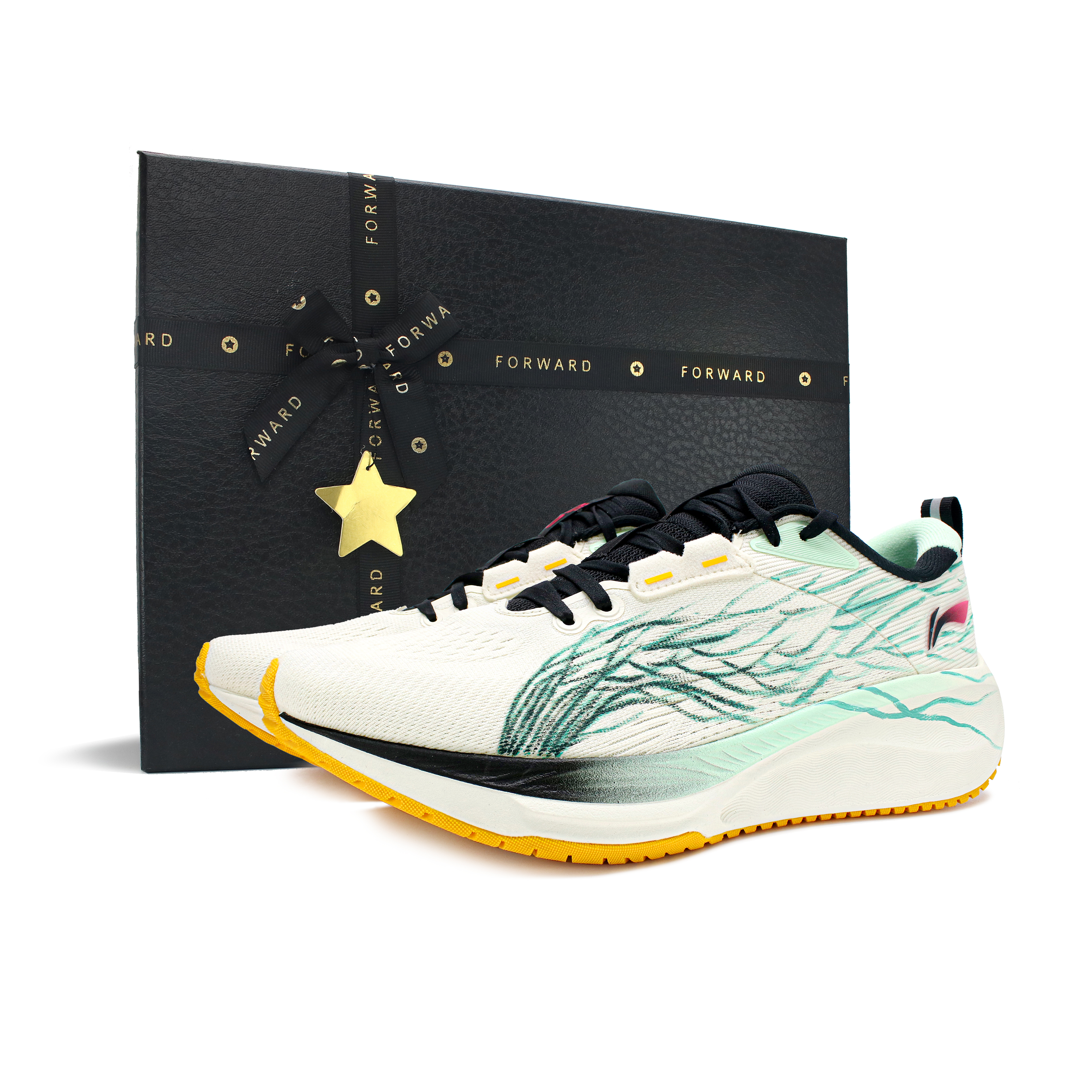 

Кроссовки мужские Wu Leaping 2.0 V2 с низким верхом LINING, Beige Green