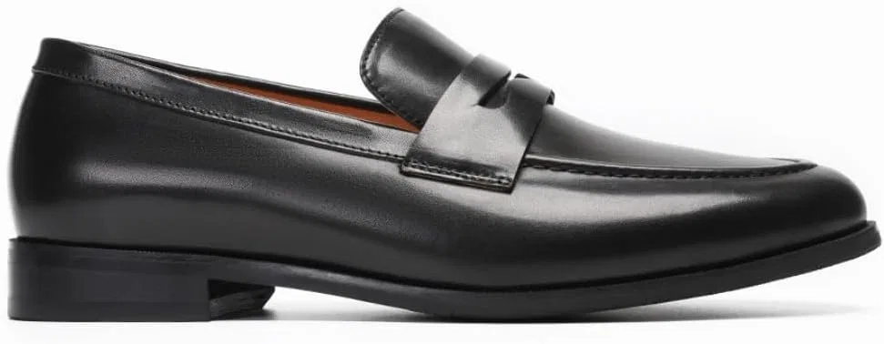Лоферы кожаные Penny Loafers, Black FIAVOM — фото 3