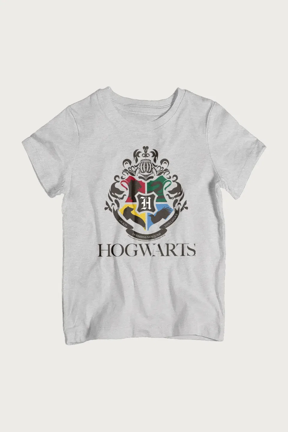 Футболка с гербами факультетов Harry Potter, серый — фото 2