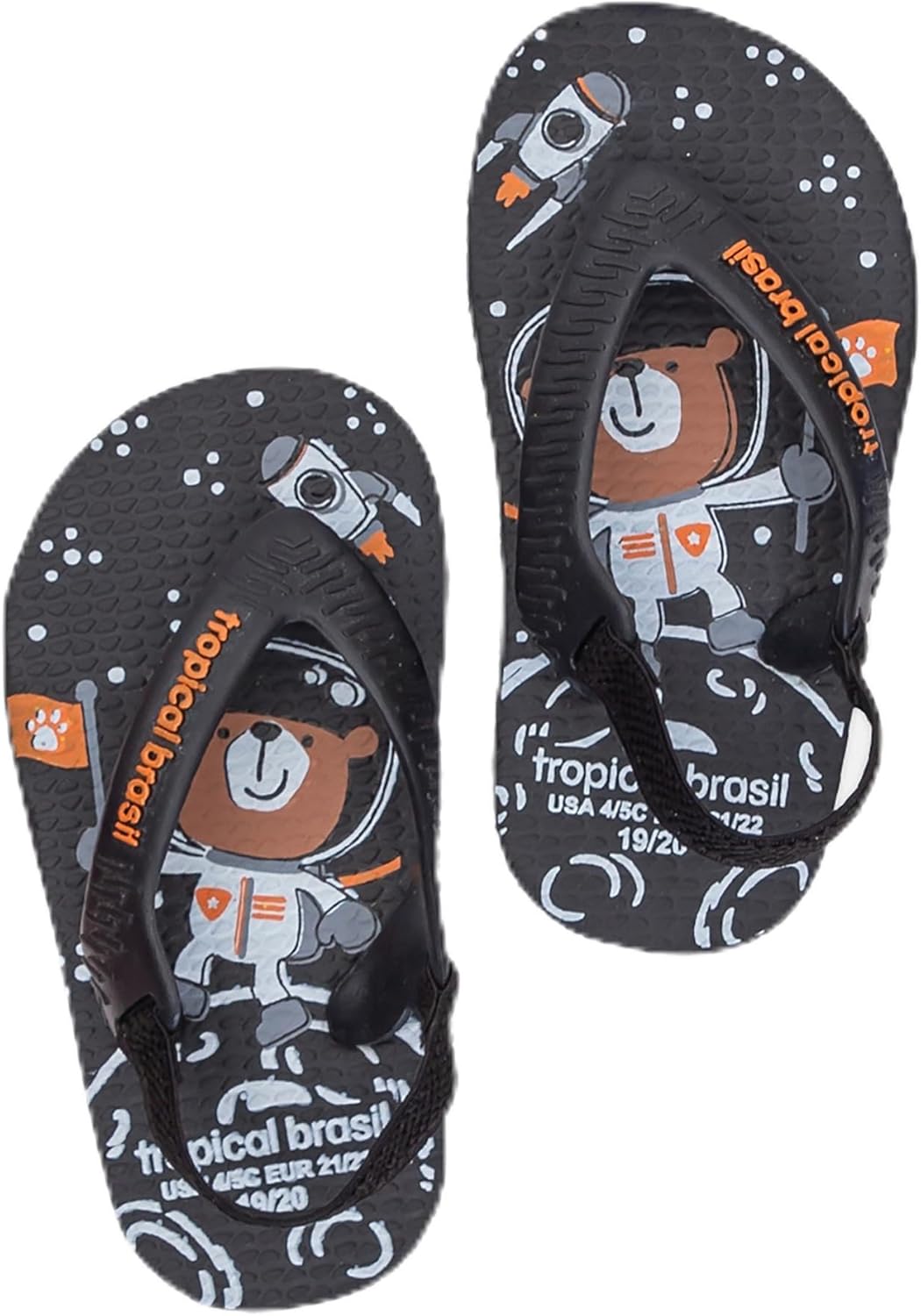 

Детские шлепанцы для мальчика TBB Tropical Brasil, черный