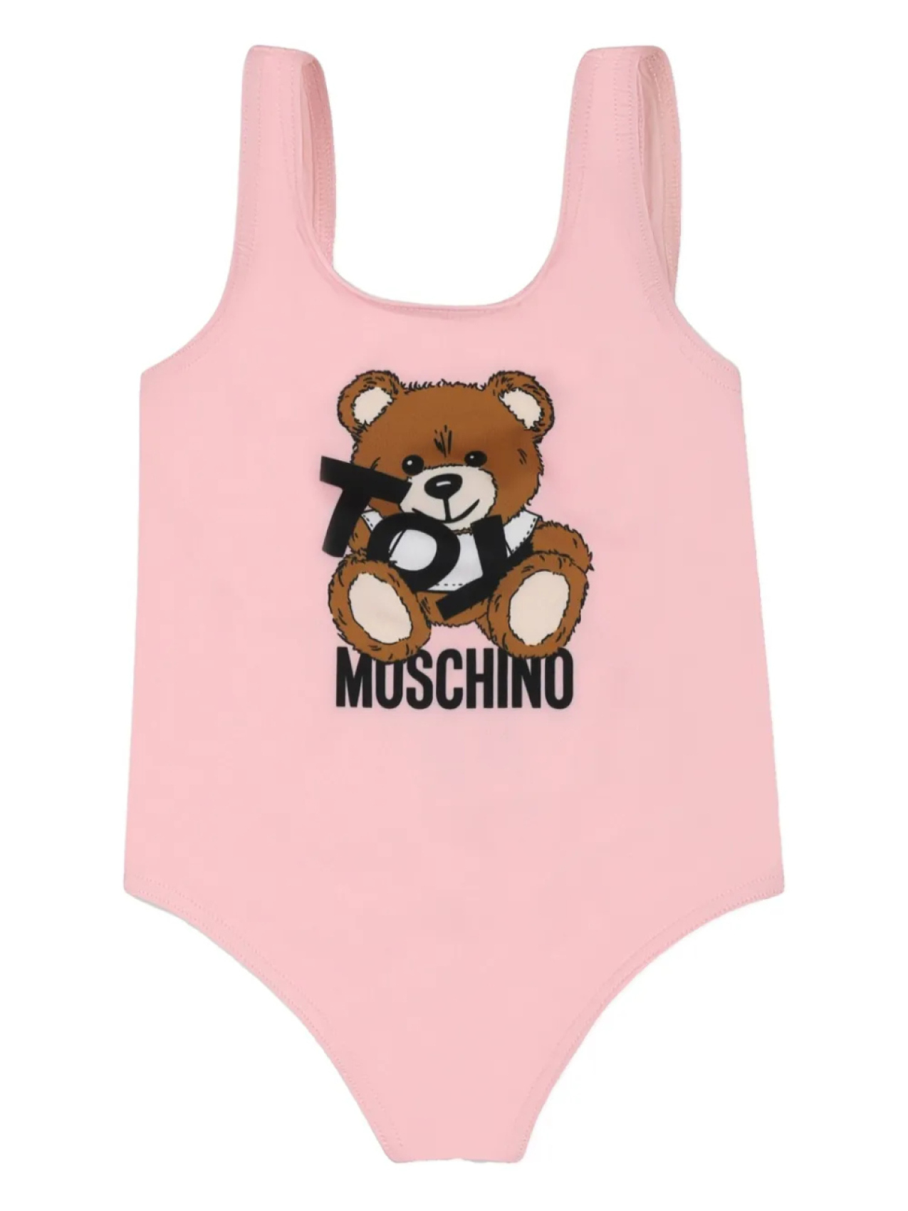 

Moschino Kids купальник с мотивом Teddy Bear, розовый