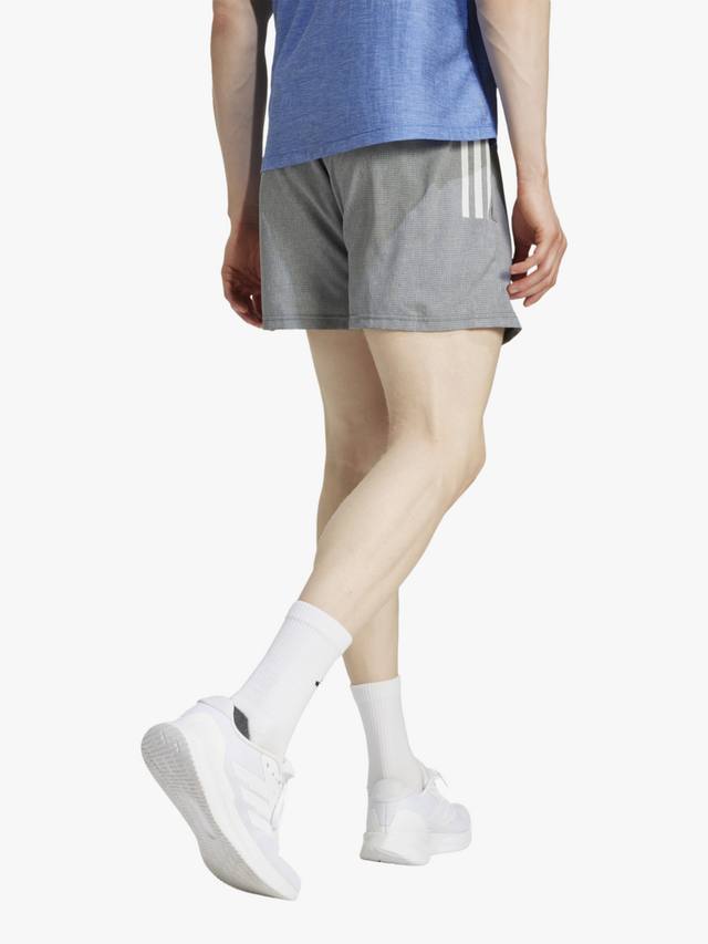 Мужские шорты the run aeroready adidas, цвет Grey/White — фото 2