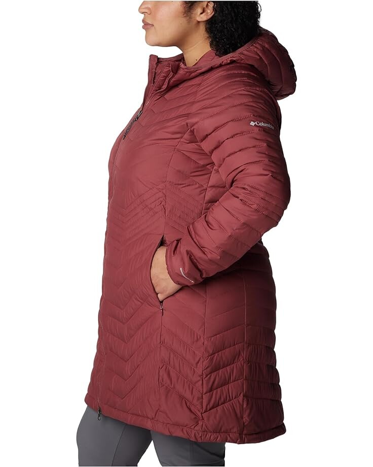 

Куртка Columbia Plus Size Powder Lite Mid Jacket, цвет Beetroot