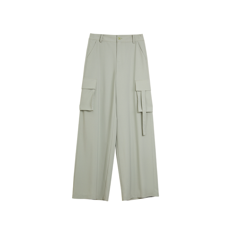 

Повседневные брюки женские Moderate Straight Fit ELLE, серый зеленый