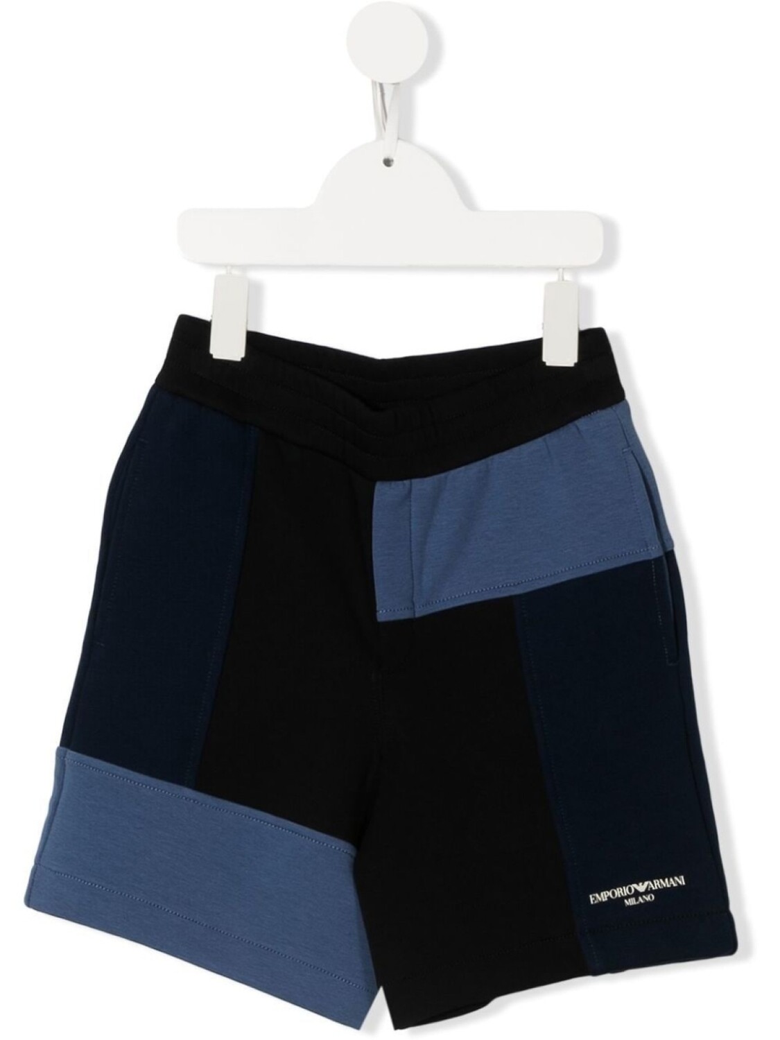 

Шорты в двух тонах Emporio Armani Kids, синий