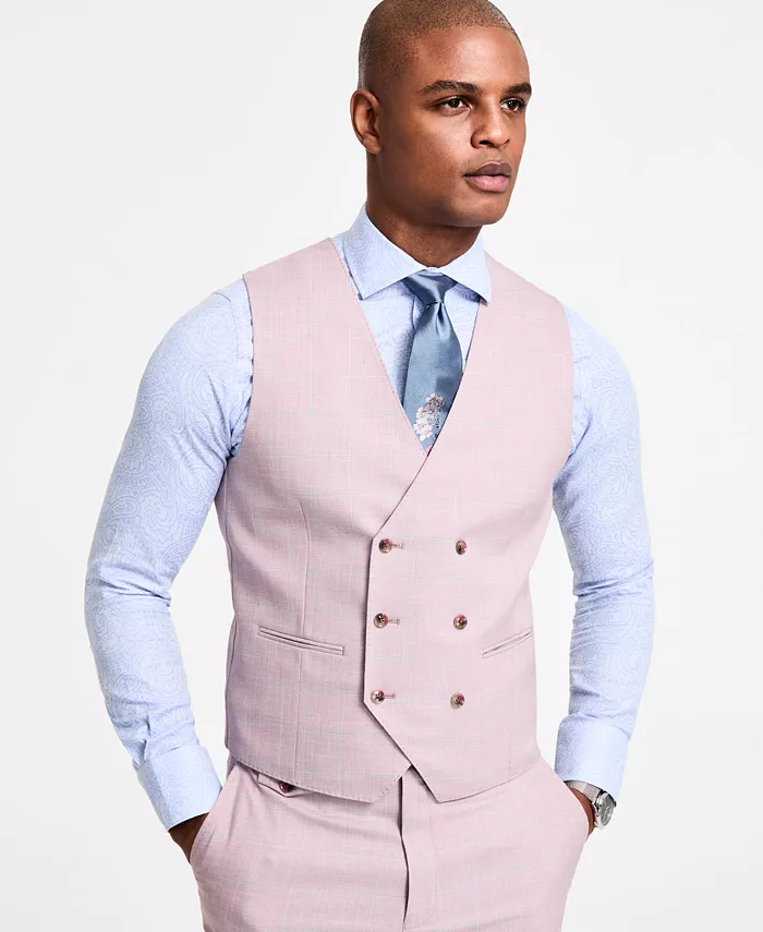 

Мужской жилет прямого кроя Tayion Collection, розовый