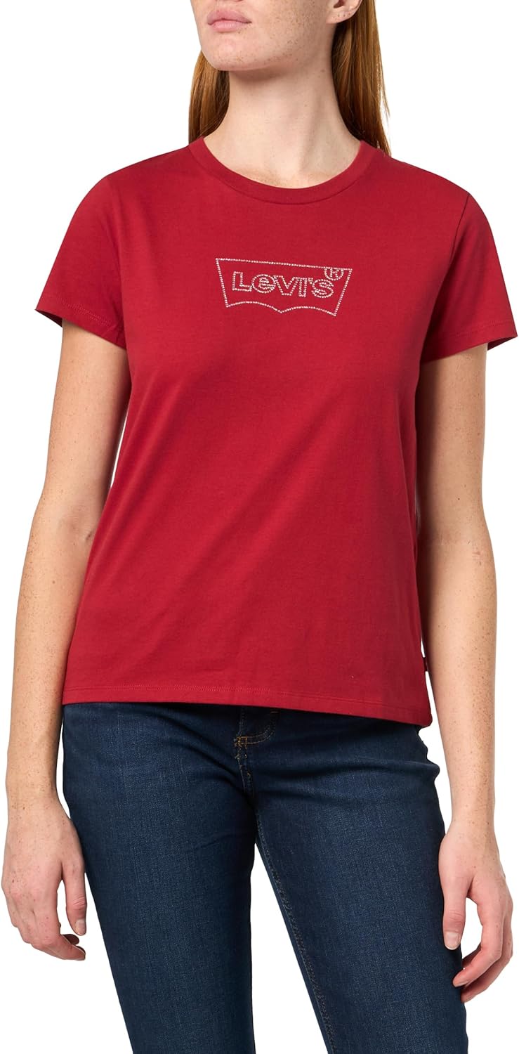 

Женская футболка Levi's Perfect Crewneck (также доступна в размере Plus), (New) Batwing Iridescent Rhinestone Red, Красный, Женская футболка Levi's Perfect Crewneck (также доступна в размере Plus), (New) Batwing Iridescent Rhinestone Red