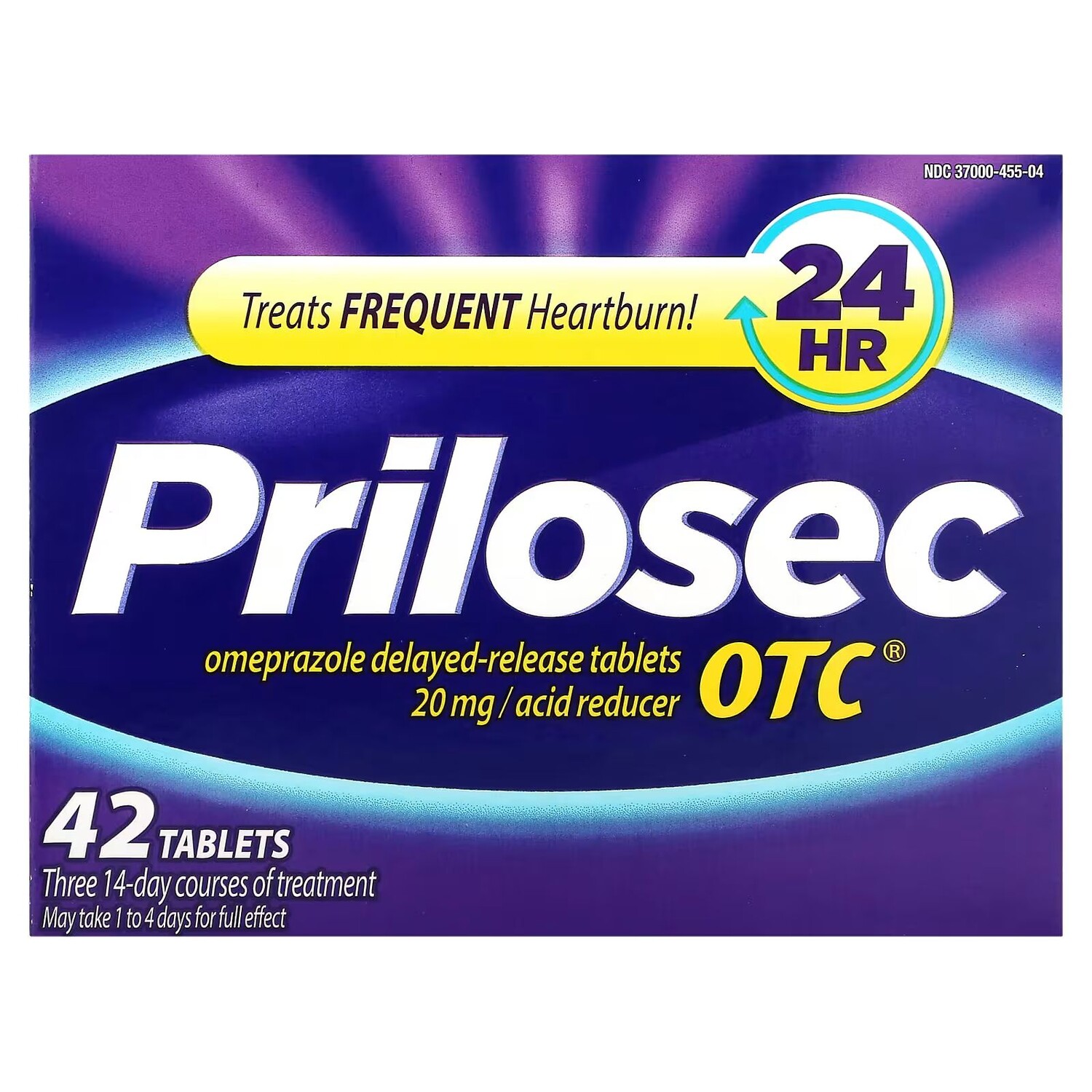 

Прилосек, безрецептурный препарат, 20 мг, 42 таблетки Prilosec