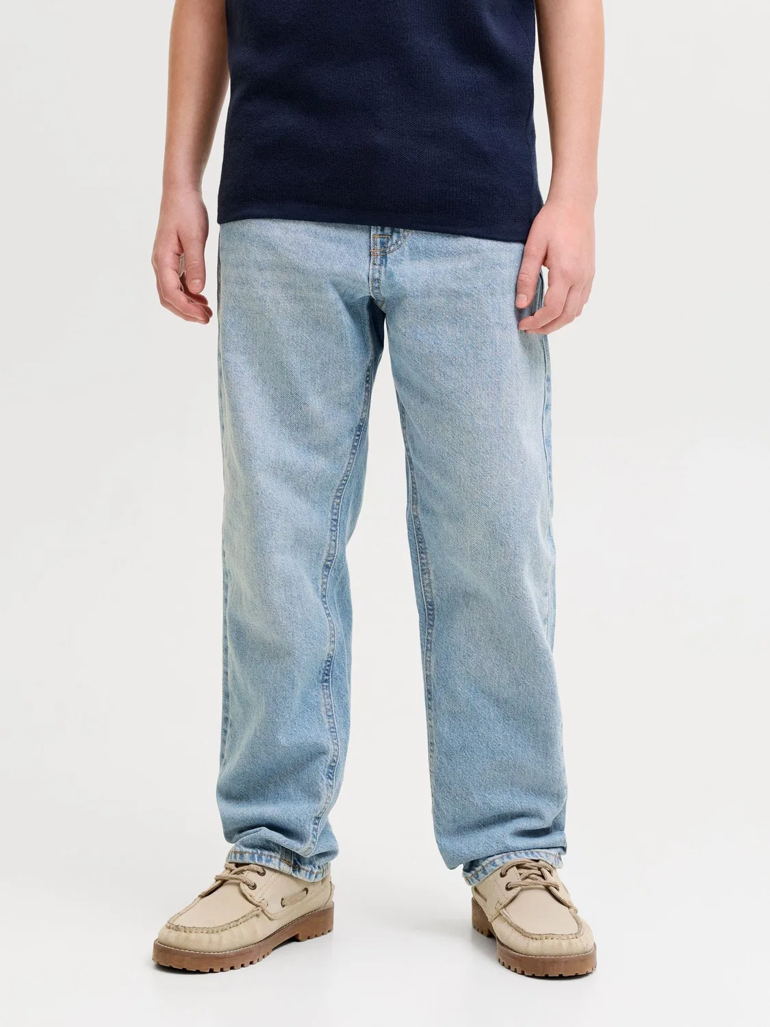 Джинсы свободного кроя, синий деним, JACK & JONES Junior, blue denim — фото 3
