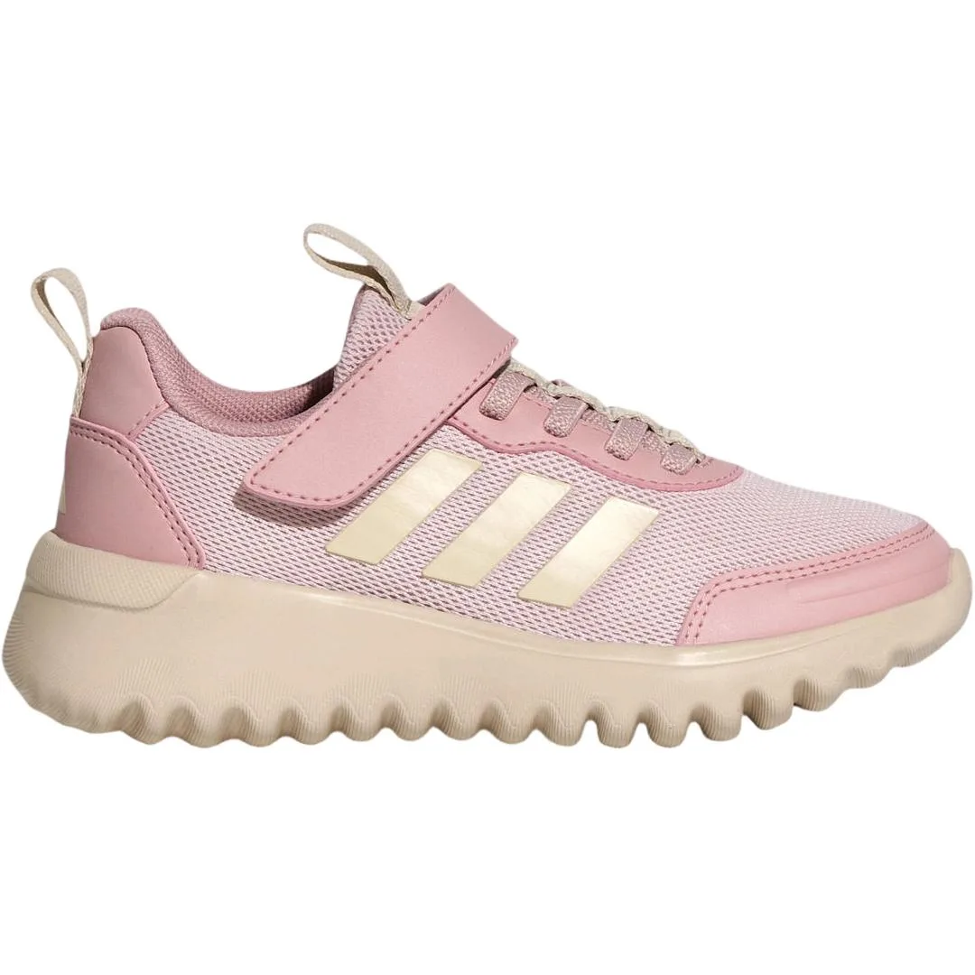 Adidas Тканевые низкие повседневные кроссовки pink для детей — фото 3