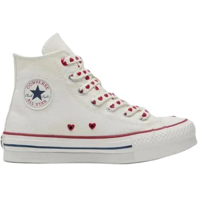 Converse Кроссовки All Star Lift Support High Top детские из хлопка бело-красные — фото 3