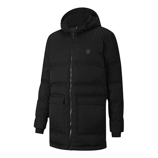 

Куртка scuderia ferrari style down jacket 'black' Puma, черный