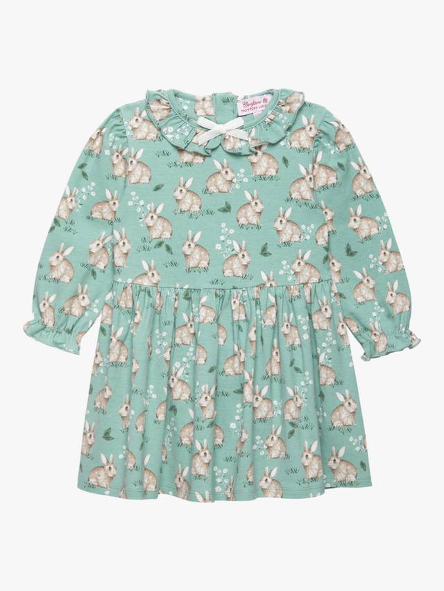 

Трикотажное платье baby bunny Trotters, цвет Pale Green