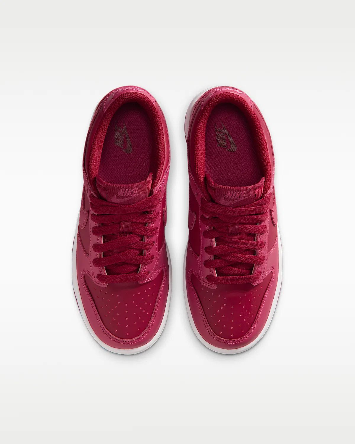 Кроссовки Nike Dunk Low для детей, Team Red/Sweet Beet/White/Sweet Beet — фото 4