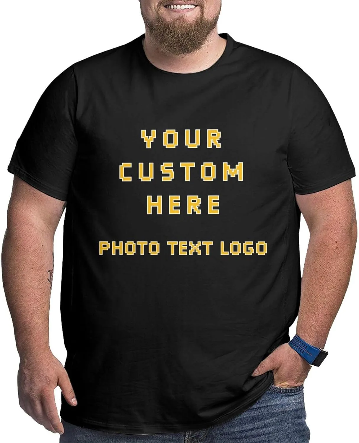 Футболка Custom T Shirt Design Your Own, 6XL