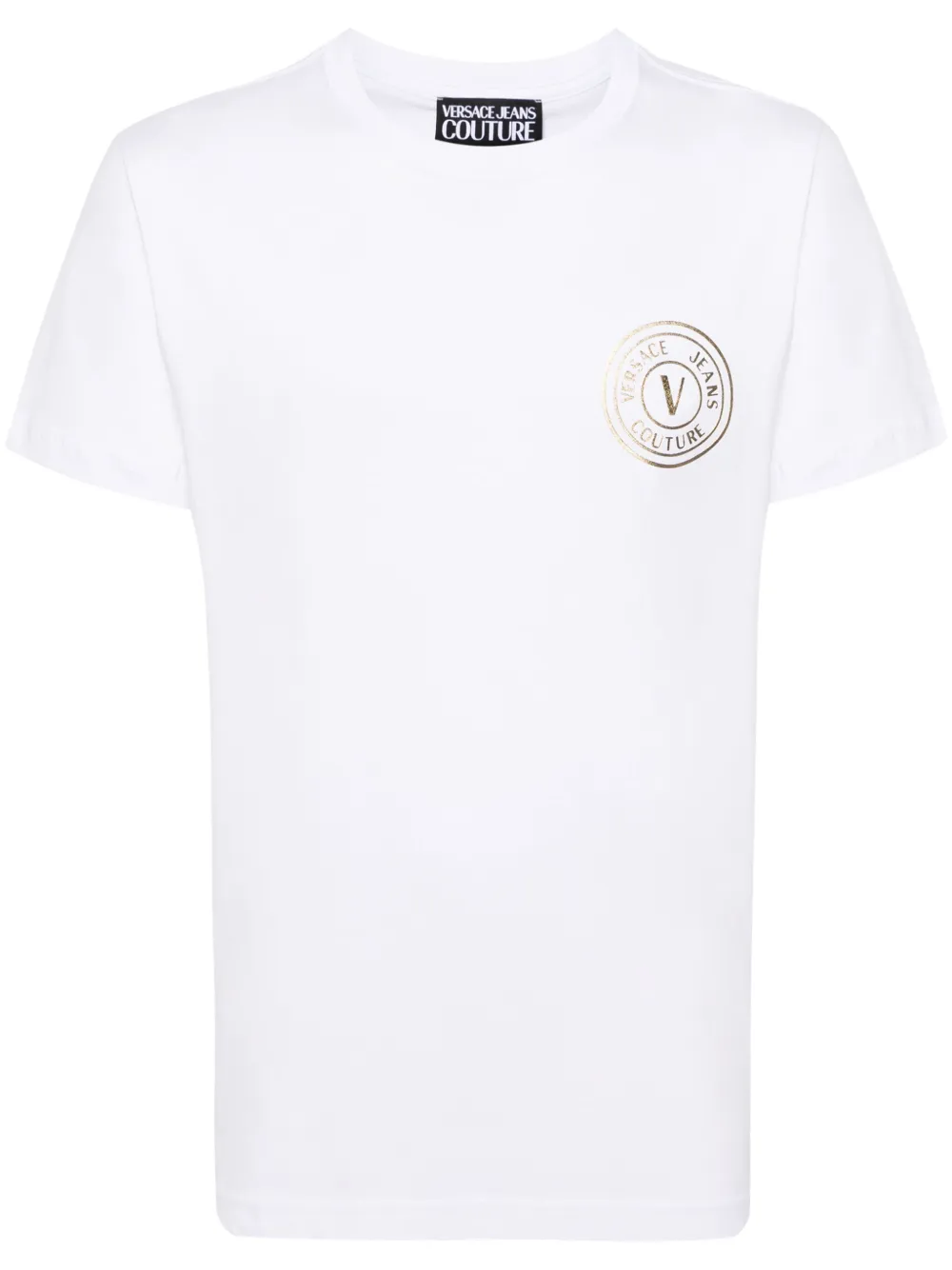 

Футболка с логотипом Versace Jeans Couture, белый