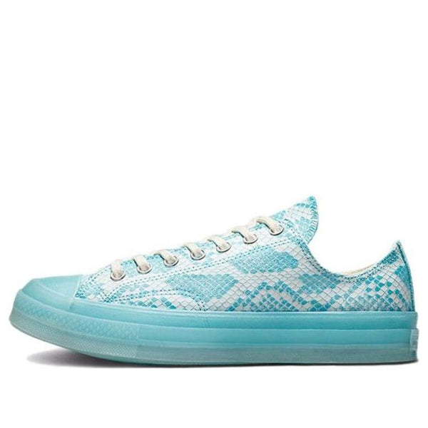 

Кроссовки golf wang x chuck 70 low 'blue python' Converse, синий