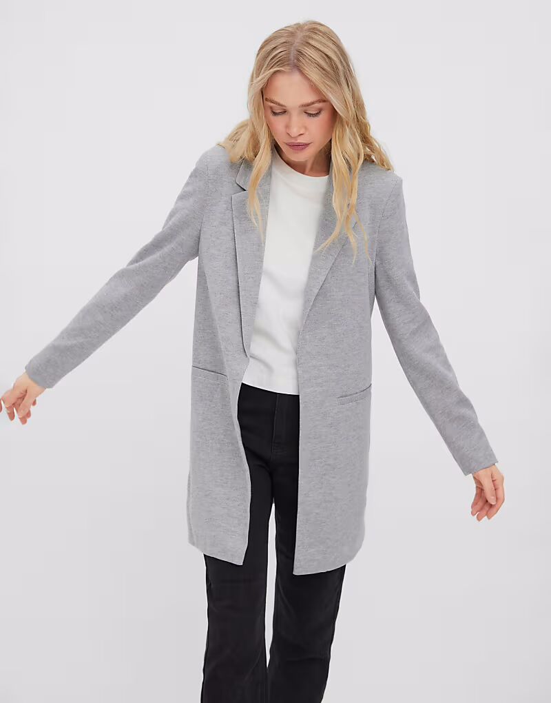 

Vero Moda - Блейзер светло-серого цвета в крапинку