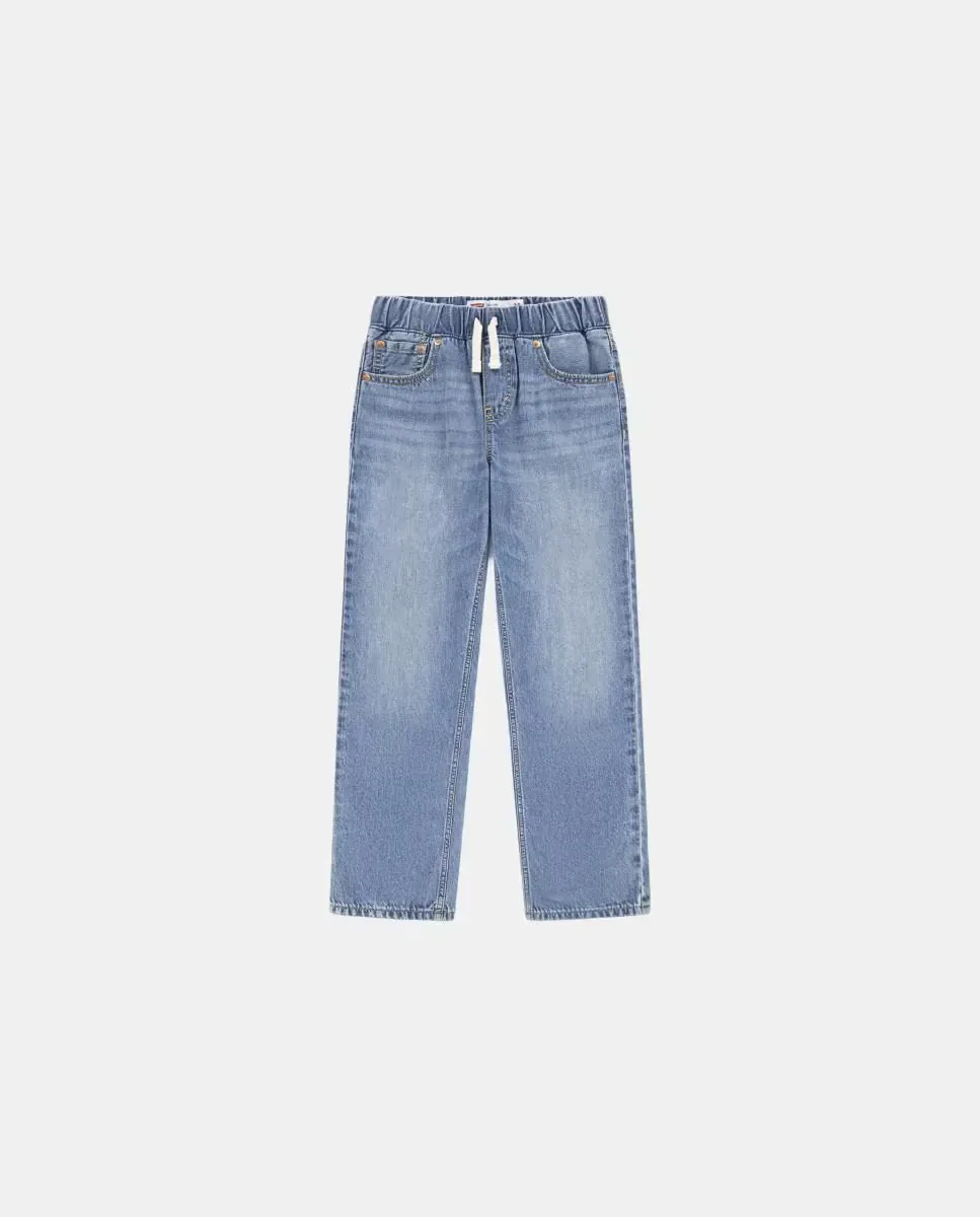 Джинсы Levi's Stay Loose с запрессовкой на тянущейся талии, синий