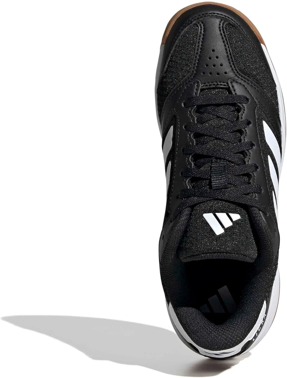 Детские кроссовки Adidas Ligra 8 для дома (унисекс), черный/белый/черный — фото 2
