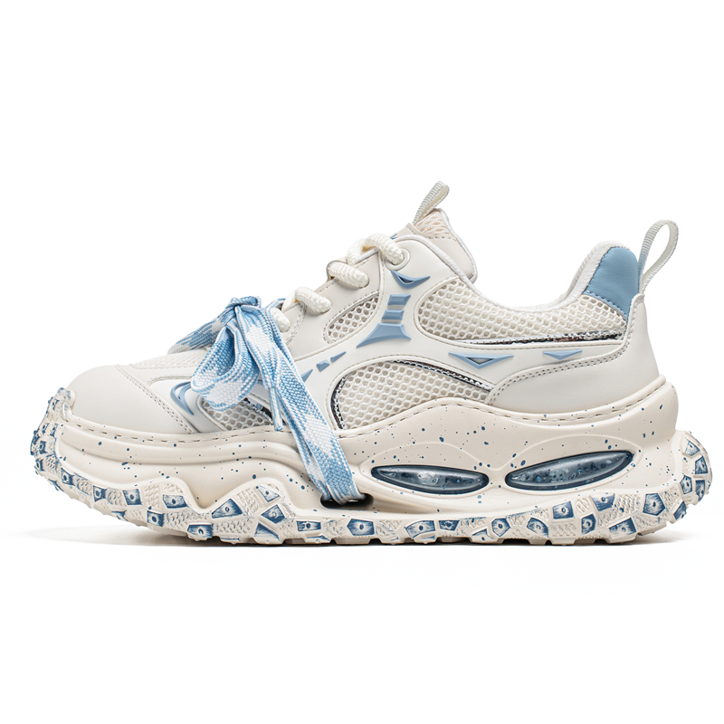 

Абразивостойкие дышащие утепленные низкие массивные кроссовки men's YIVELOVE, белый