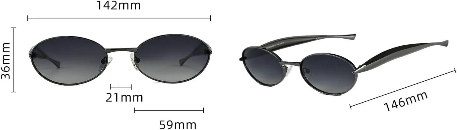 

Солнцезащитные очки Laureles «Кошачий глаз» в стиле Y2K для женщин и мужчин, овальные солнцезащитные очки для активного отдыха и путешествий, отличный подарок, C3