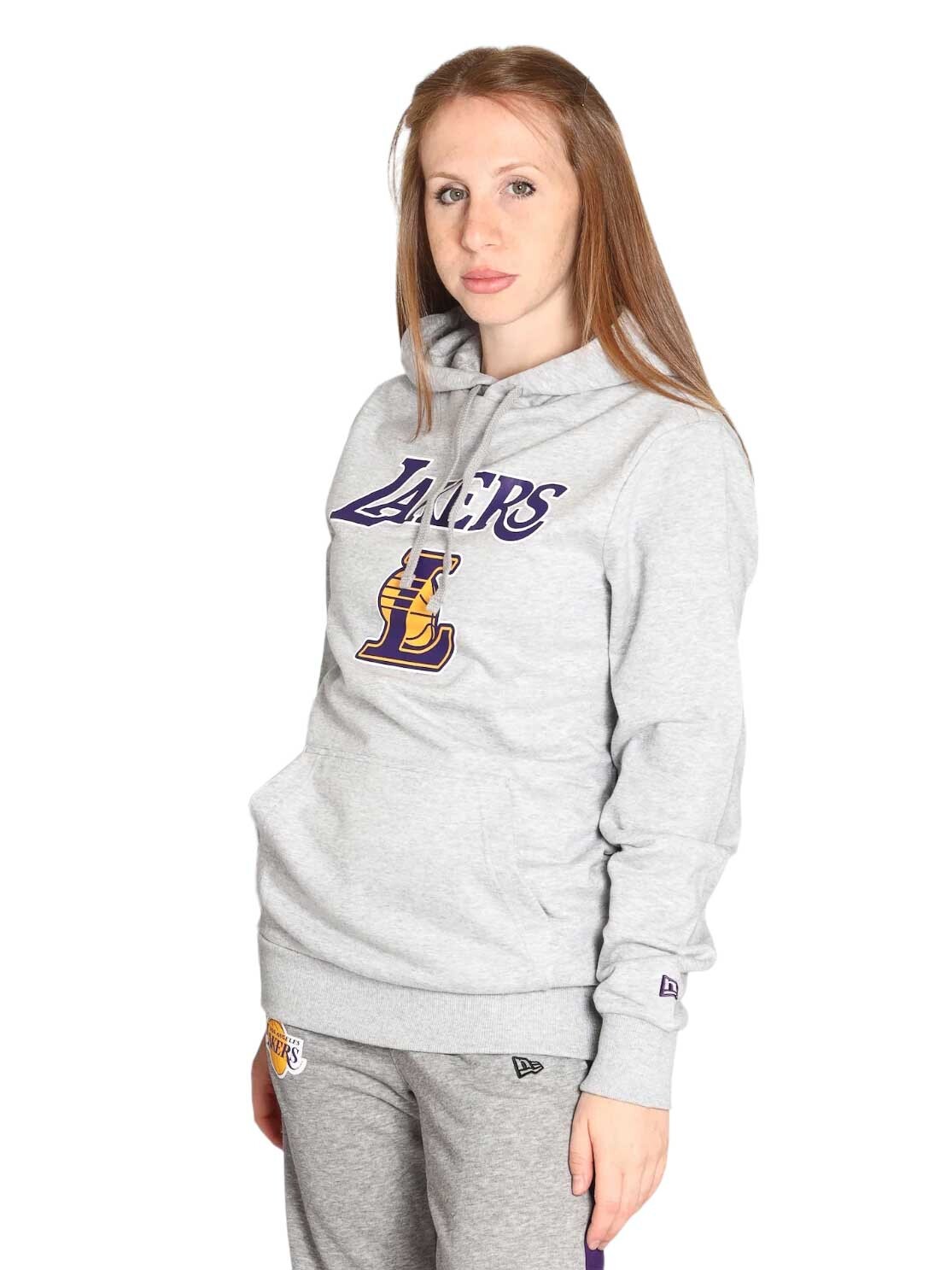

Толстовка New Era NBA REGULAR HOODY LOSLAK, серый